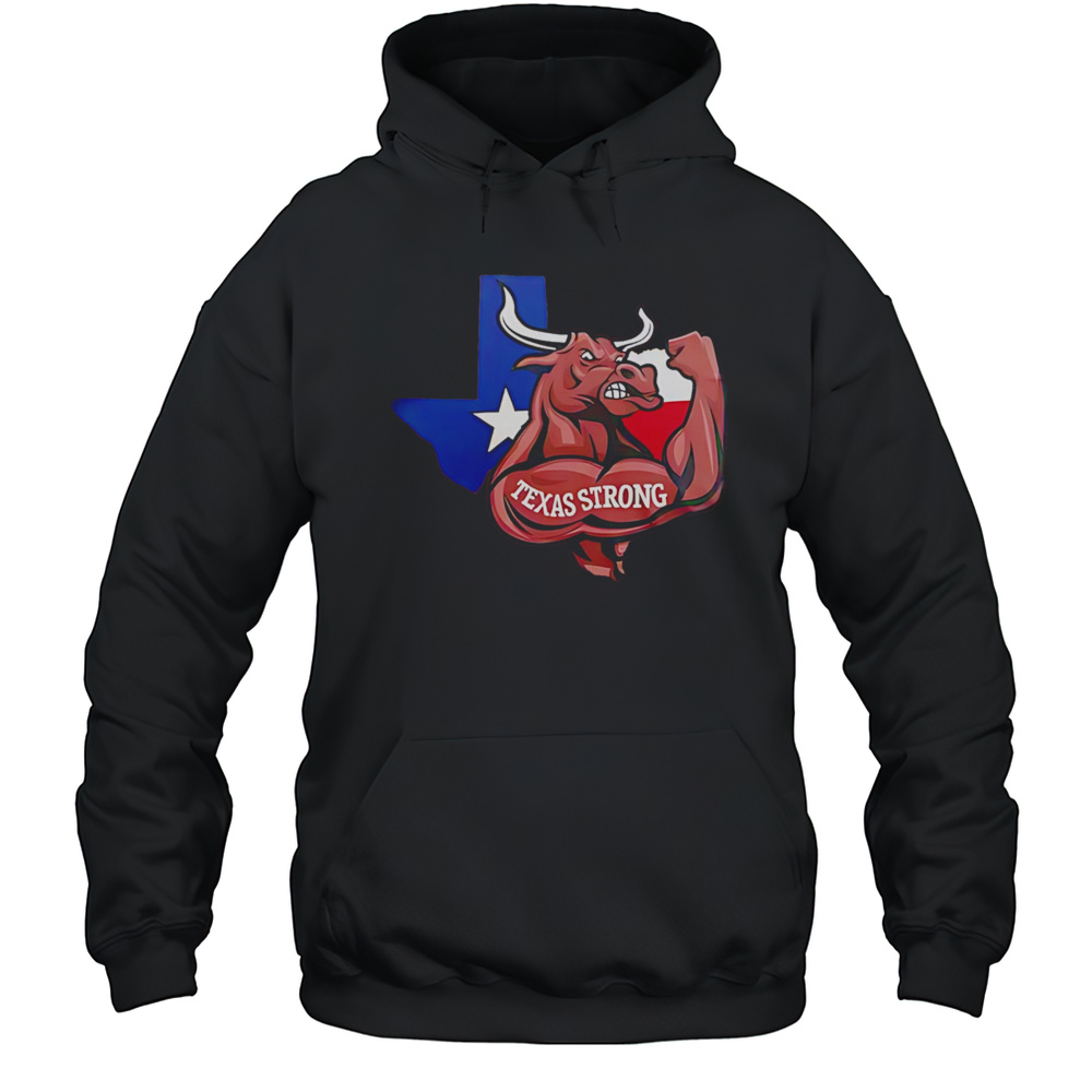 Texas Longhorns Texas Strong Mascot 2025 Limited Shirt Unisex Hoodie