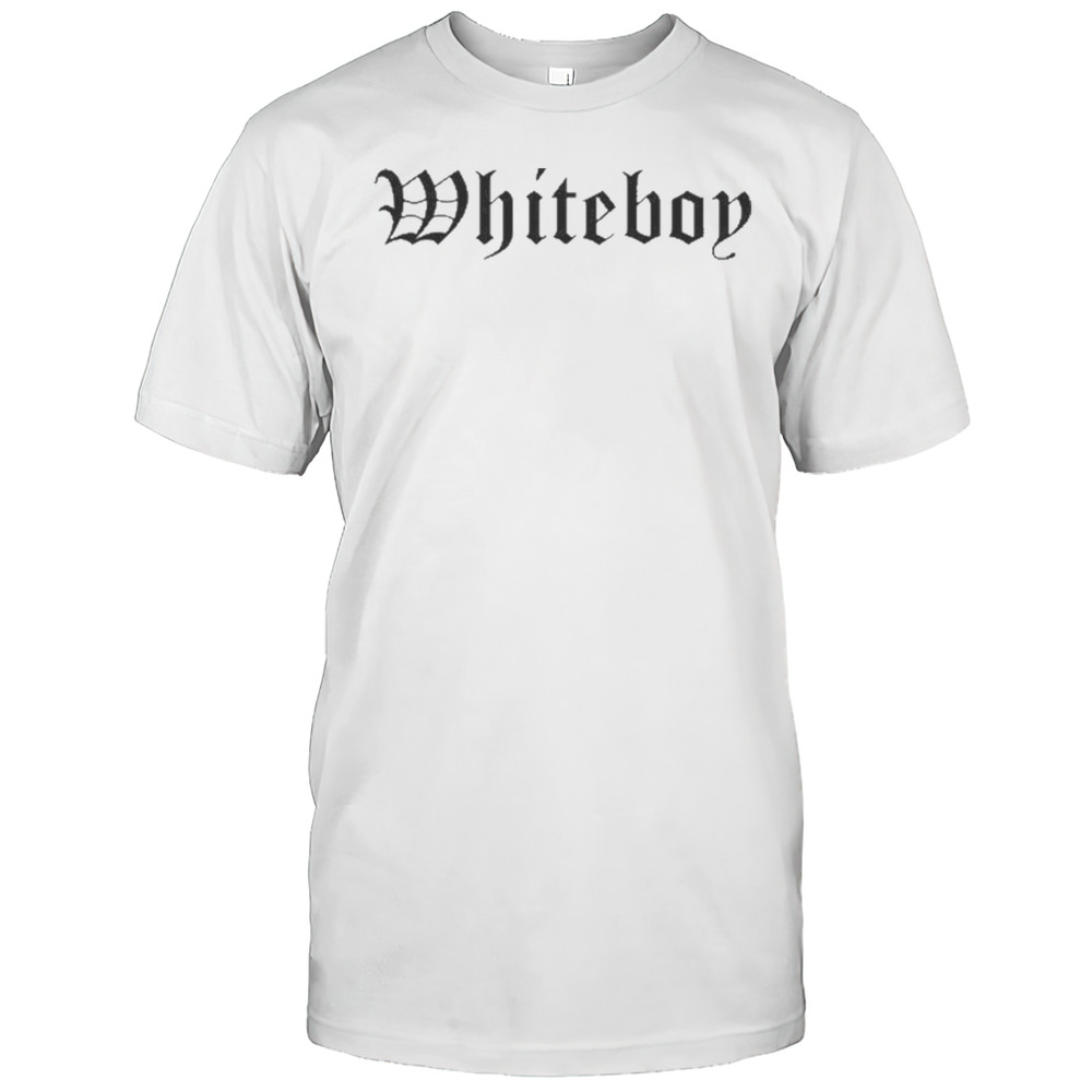 Tom Macdonald Wearing Whiteboy T-Shirt