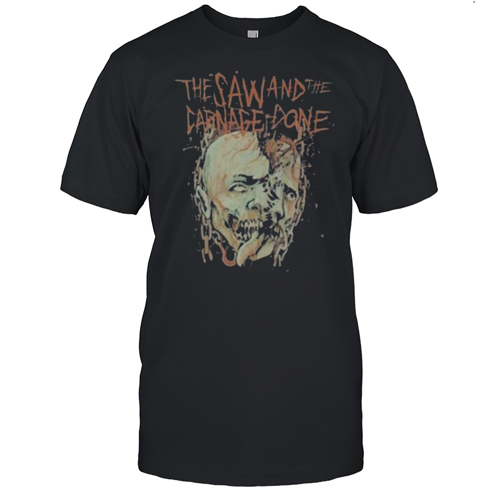 Aborted The Saw And The Carnage Done Heads Shirts