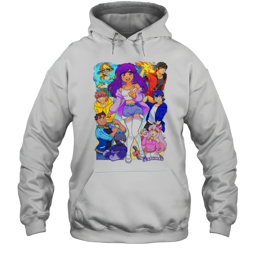 Aphmeow Aphmau  Friends T-shirt Unisex Hoodie