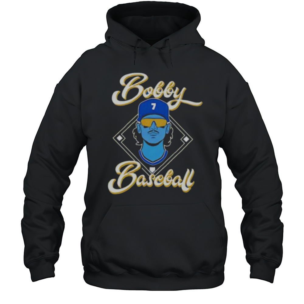 Bobby Witt Jr Wearing Glass Kansas City Royals Baseball MLB Shirt Unisex Hoodie