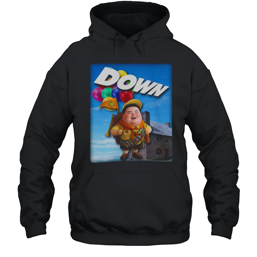 Bruhtees Down T-Shirt Unisex Hoodie