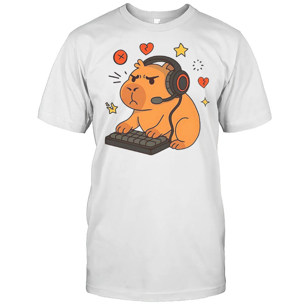 Capy Gamer Rage Quit Shirt