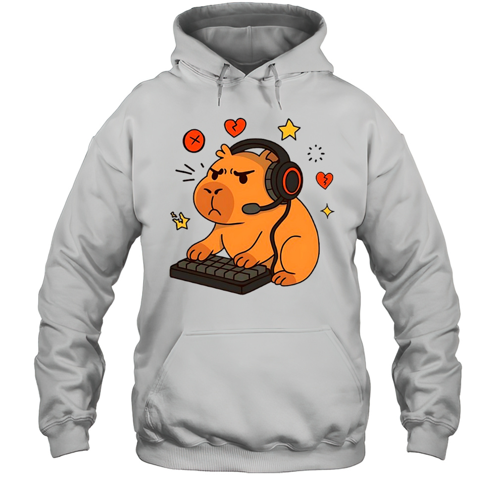 Capy Gamer Rage Quit Shirt Unisex Hoodie