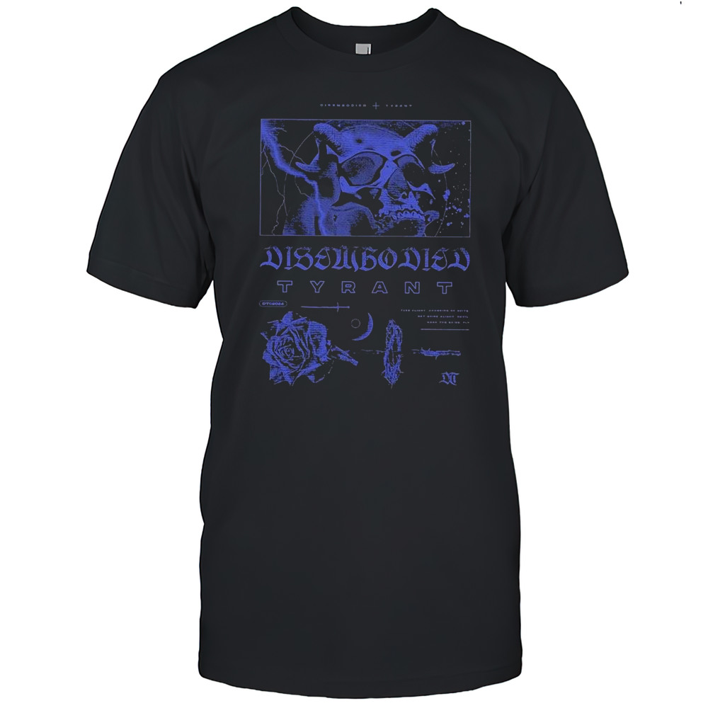 Disembodied Tyrant Purple Skull T-Shirt