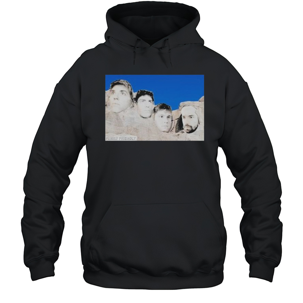 Family Friendly Mt. Rushmore T-shirt Unisex Hoodie