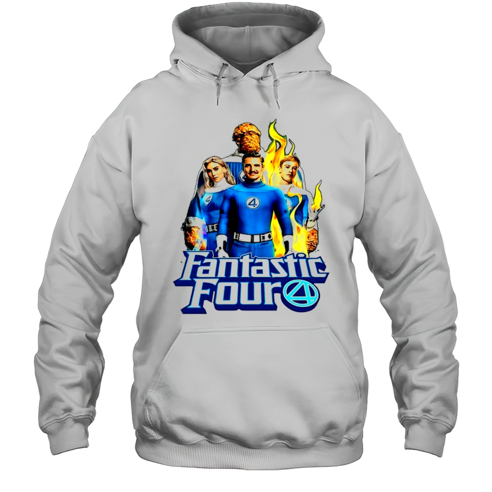 Fantastic Four 2025 Movie Poster Shirt Unisex Hoodie