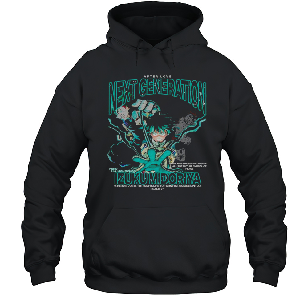Izuku Midoriya Next Generation T-shirt Unisex Hoodie