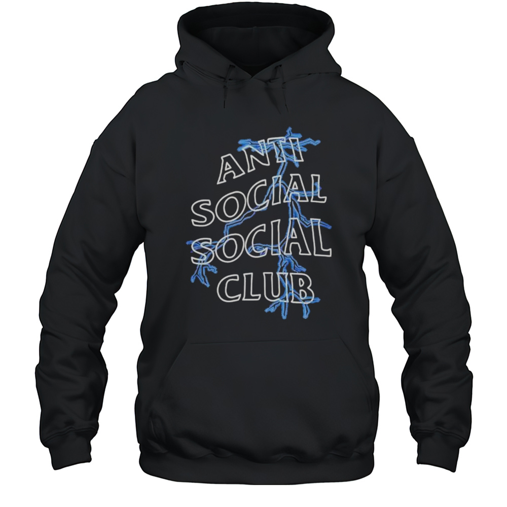 Lightning Anti Social Social Club Shirt Unisex Hoodie