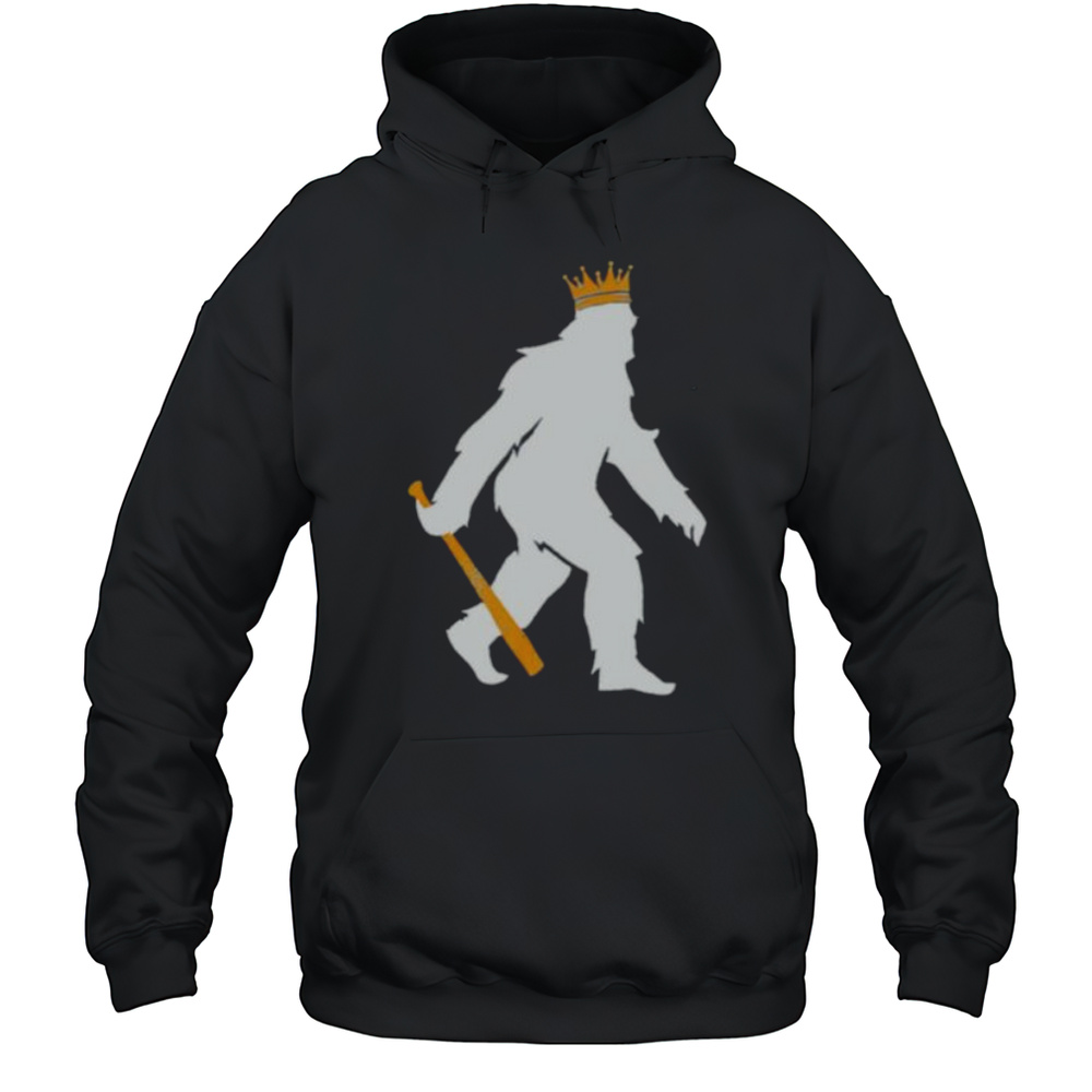 Pasquatch Bigfoot Crowned Kansas City Royals Baseball MLB Shirt Unisex Hoodie