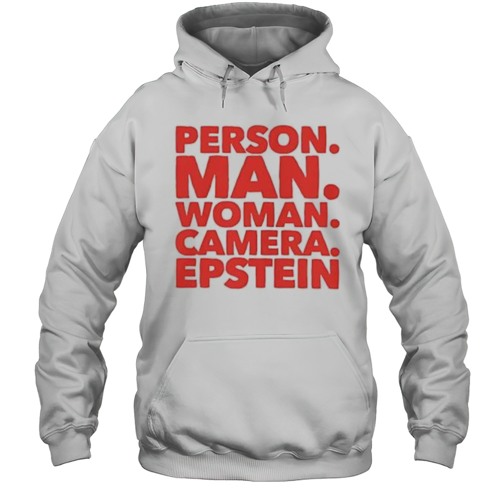Person Man Woman Camera Epstein Shirt Unisex Hoodie