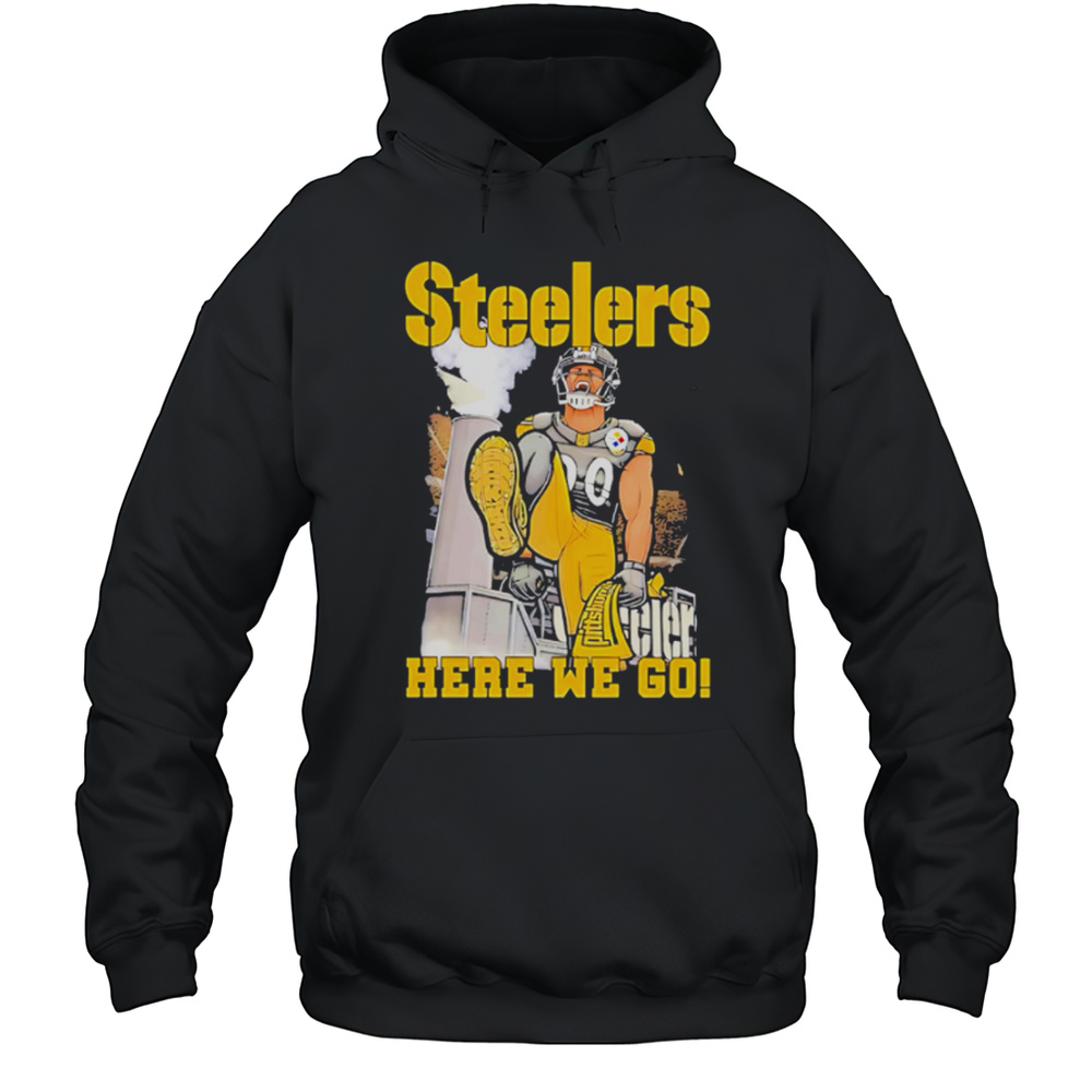 Pittsburgh Steelers T.J. Watt Here We Go Shirt Unisex Hoodie
