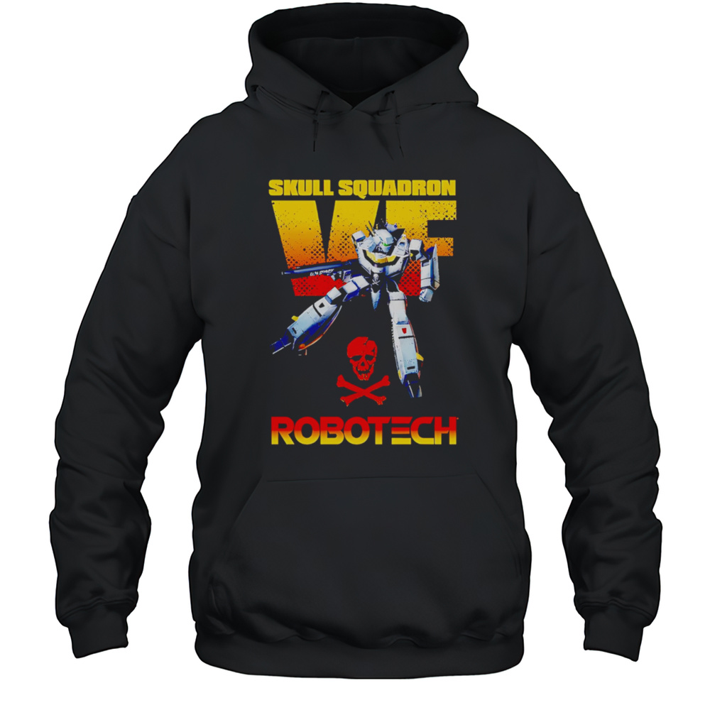 Robotech 40th Anniversary Skull Squadron Shirt Unisex Hoodie