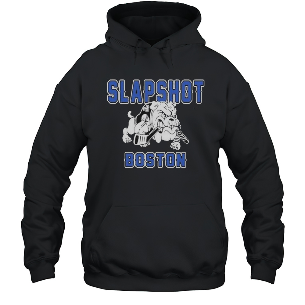Slapshot Boston Bulldog T-shirt Unisex Hoodie