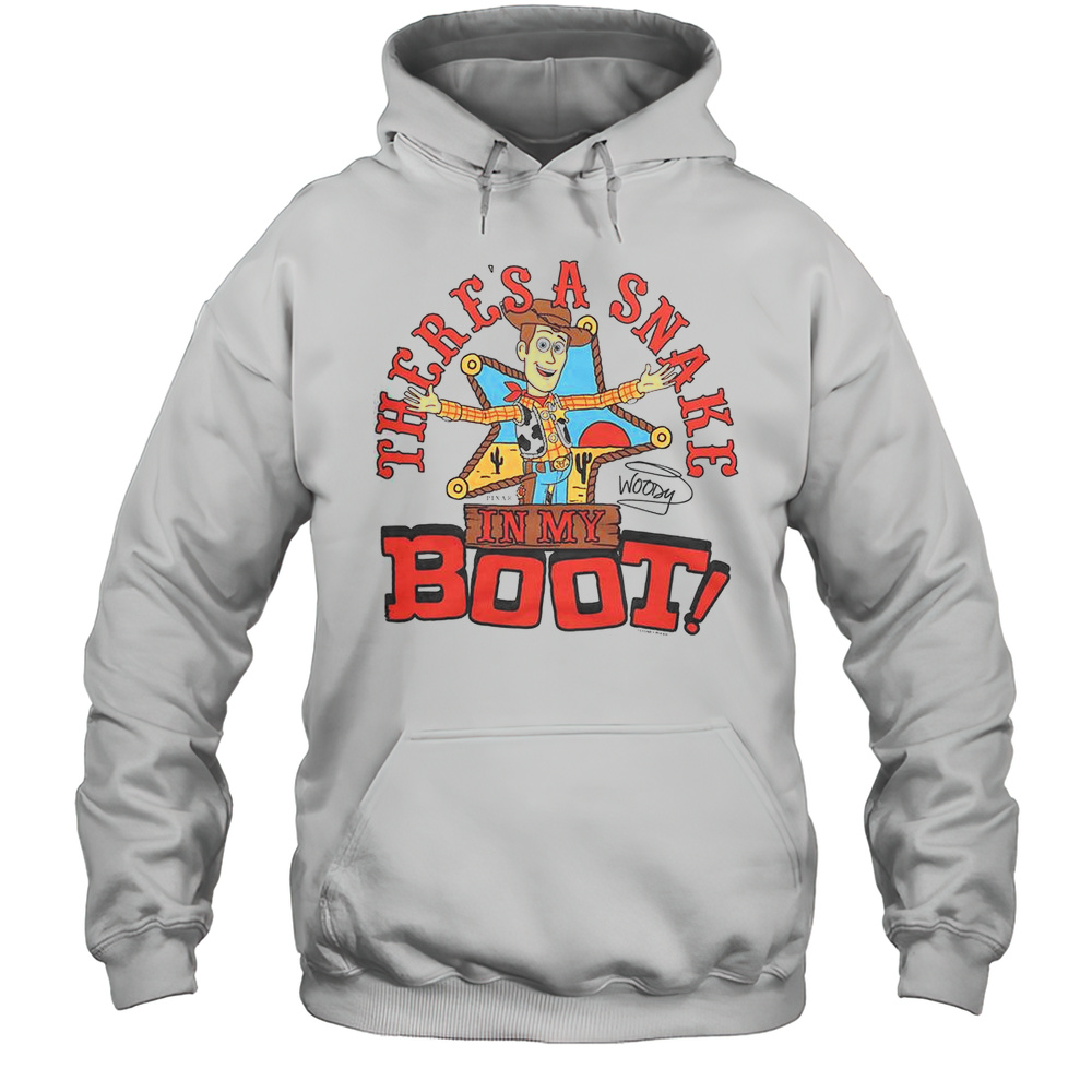 Toy Story Woody Theres A Snake In My Boot T-Shirt Unisex Hoodie