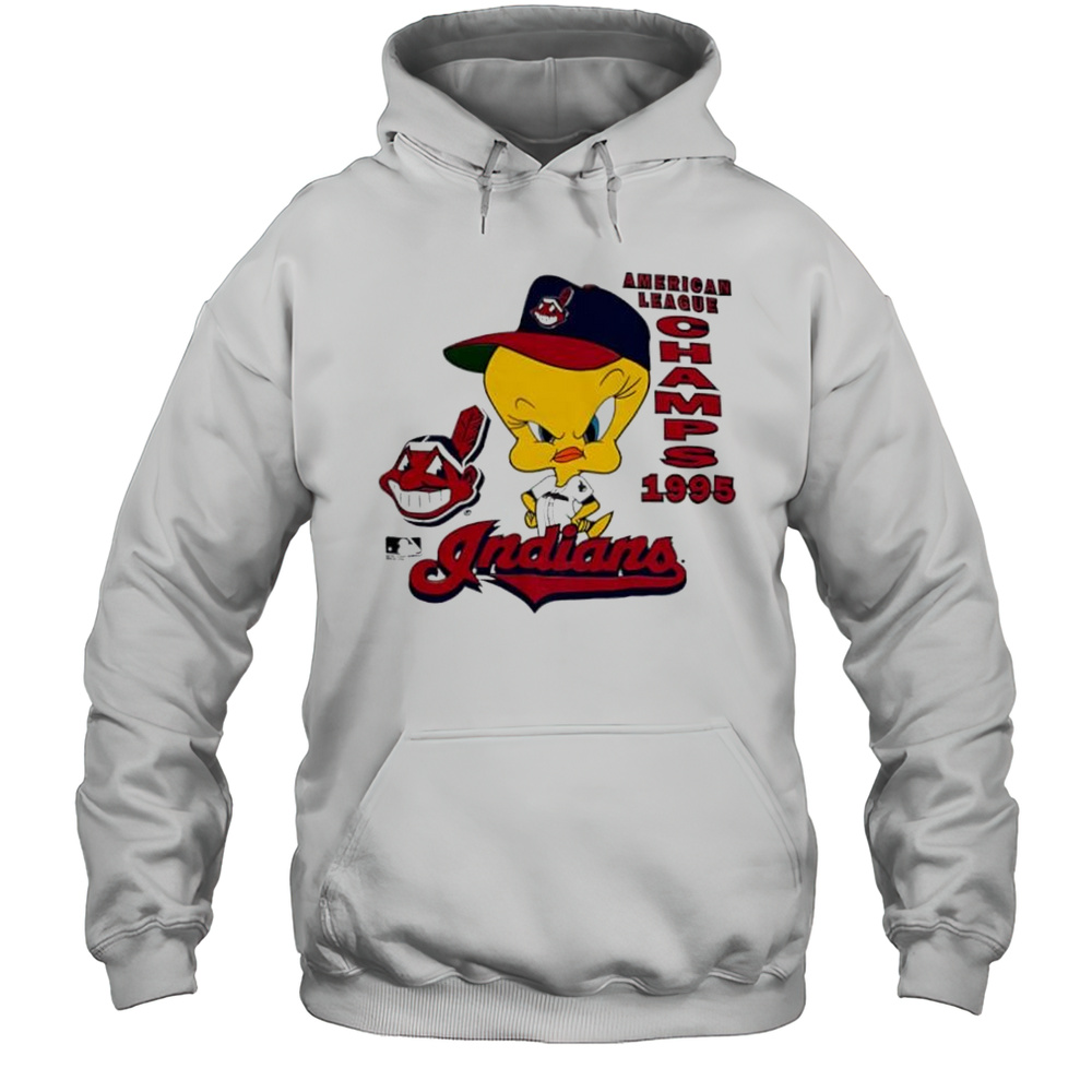 Tweety Bird Cleveland Guardians American League Champs 1995 Shirt Unisex Hoodie