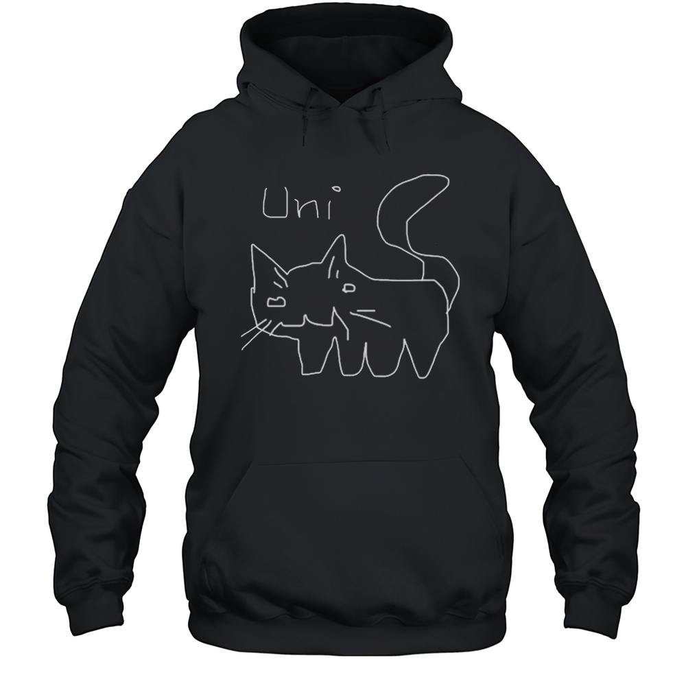 Uni Cat T-shirt Unisex Hoodie