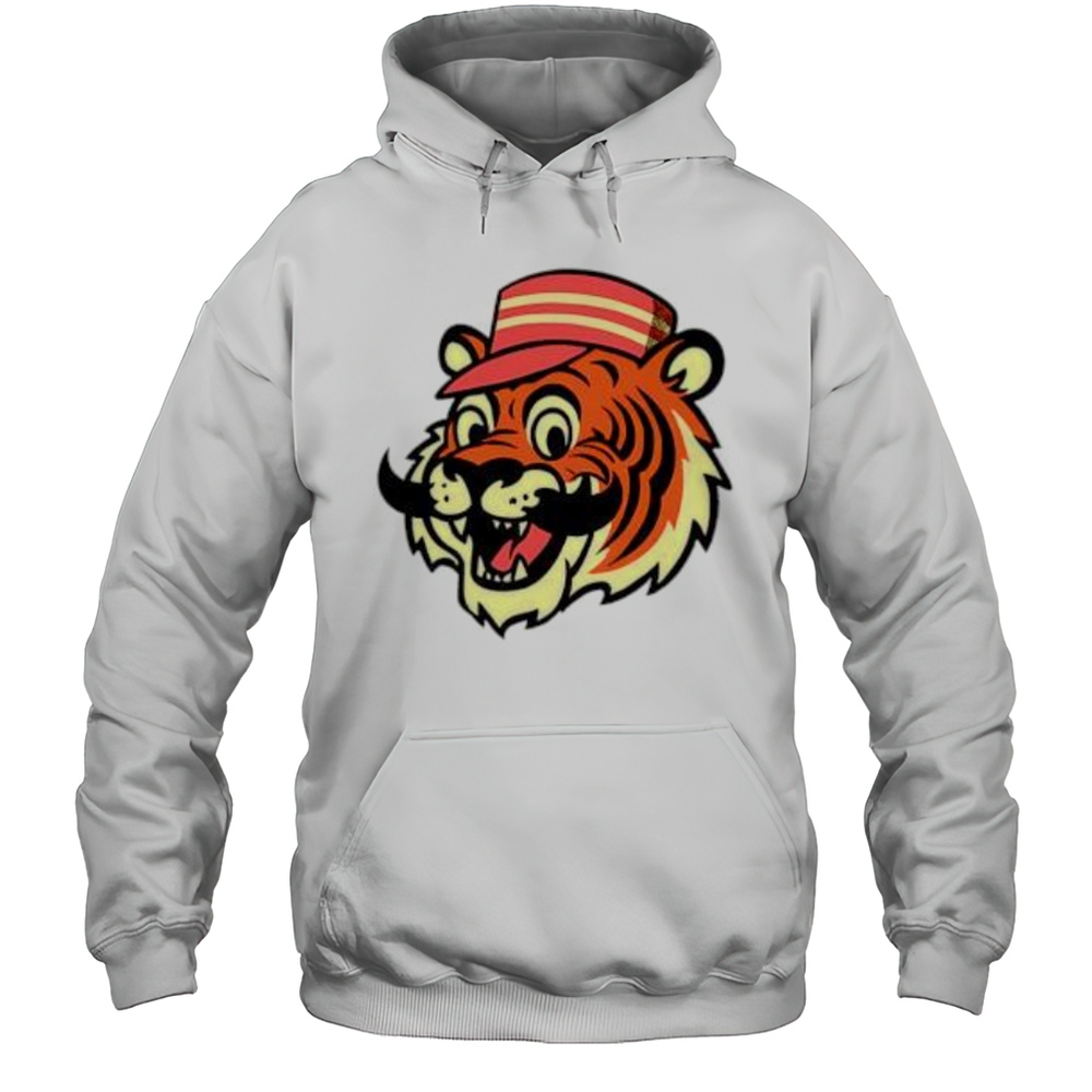 Baseball Tiger Big Head Shirt Unisex Hoodie