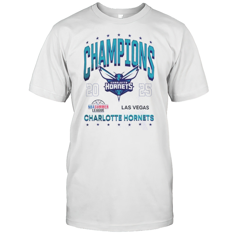 Charlotte Hornets 2025 NBA Las Vegas Summer League Champions T Shirt
