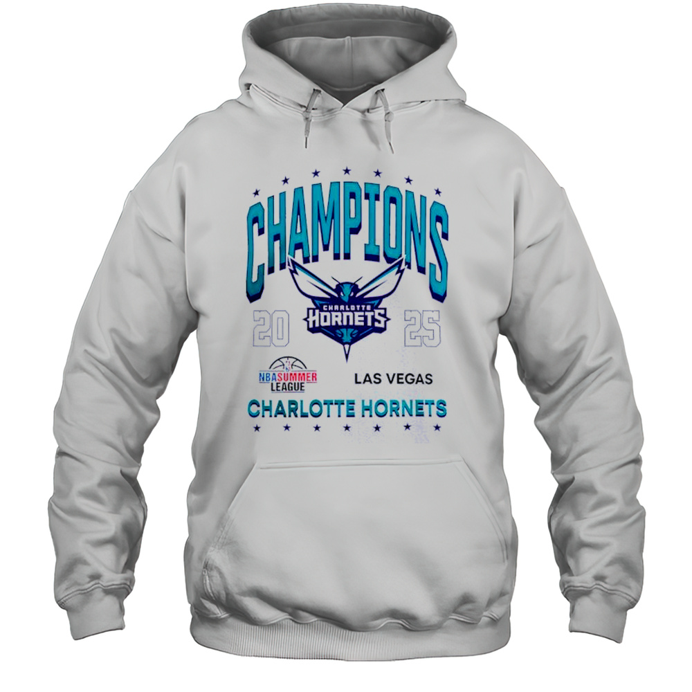 Charlotte Hornets 2025 NBA Las Vegas Summer League Champions T Shirt Unisex Hoodie