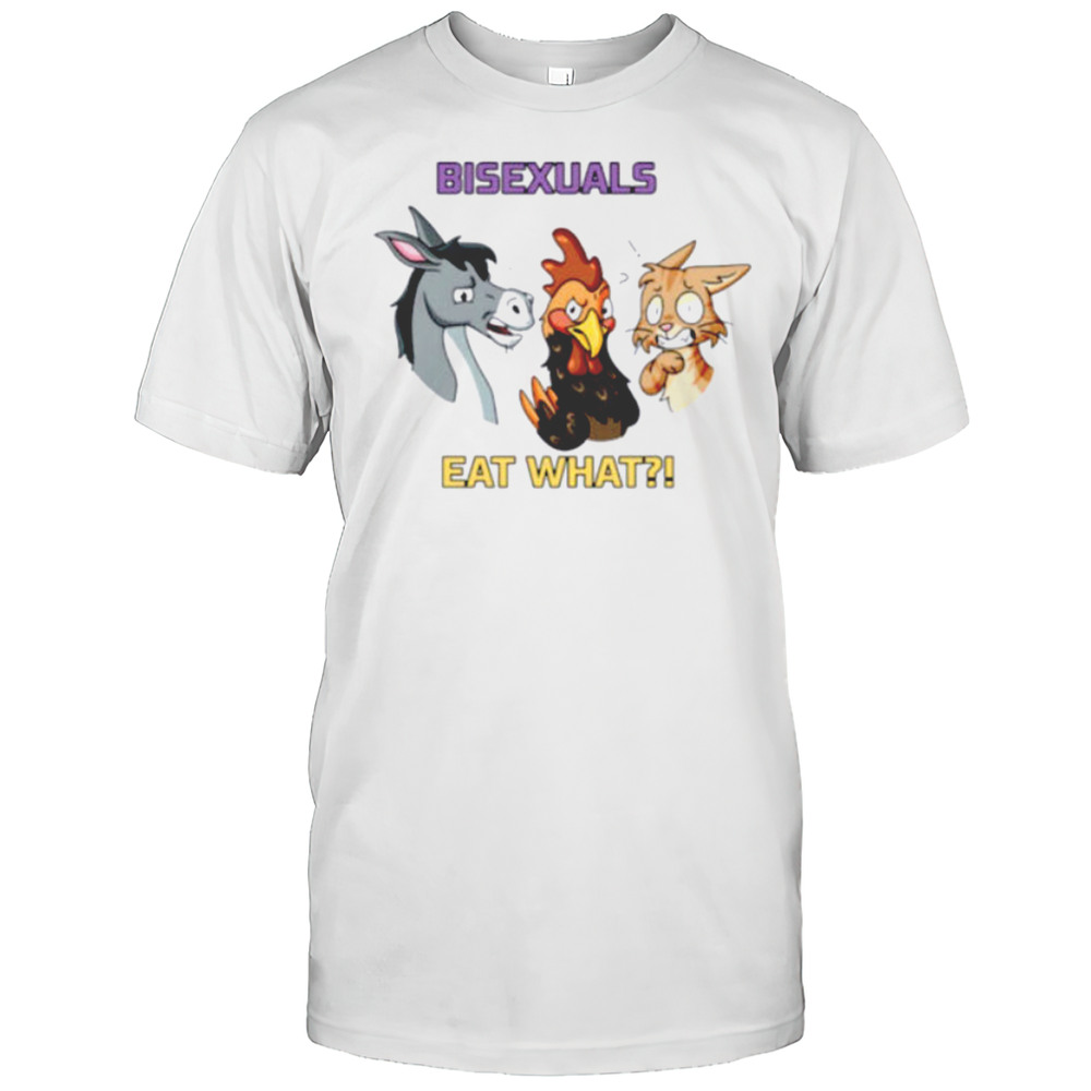 Donkey Chicken And Cat Bisexuals Eat What Shirt