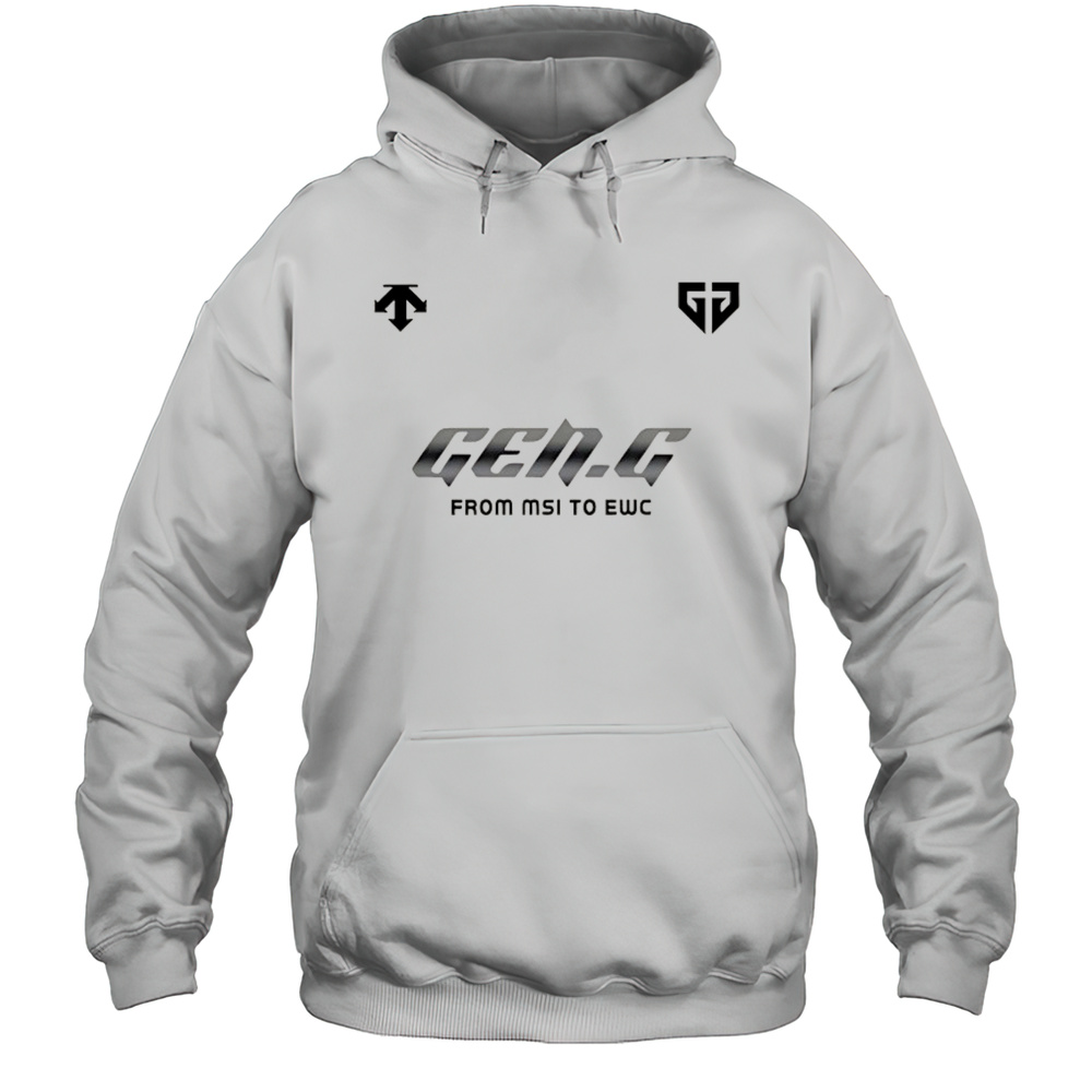 Gen.G From MSI To EWC 2025 Shirt Unisex Hoodie