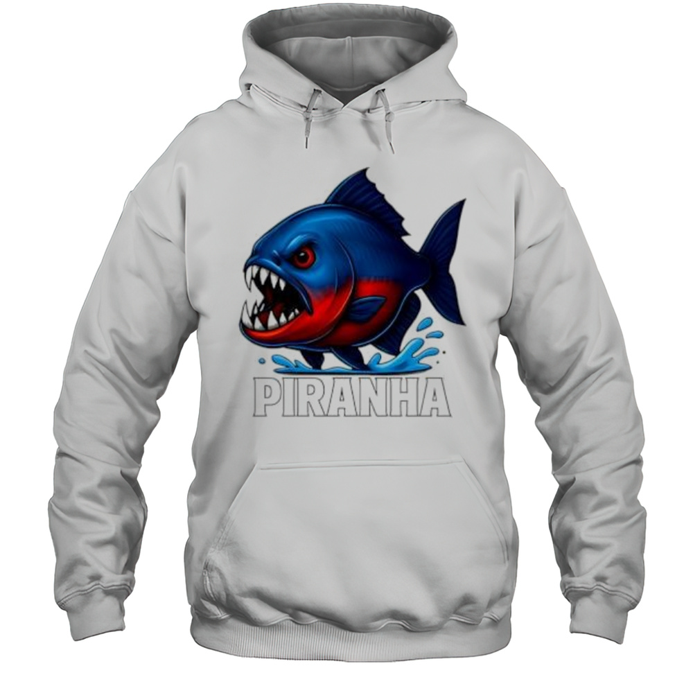 Piranha Fish Shirt Unisex Hoodie