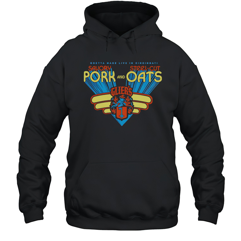 Savory Pork And Steel-cut Oats Gliers Logo Shirt Unisex Hoodie