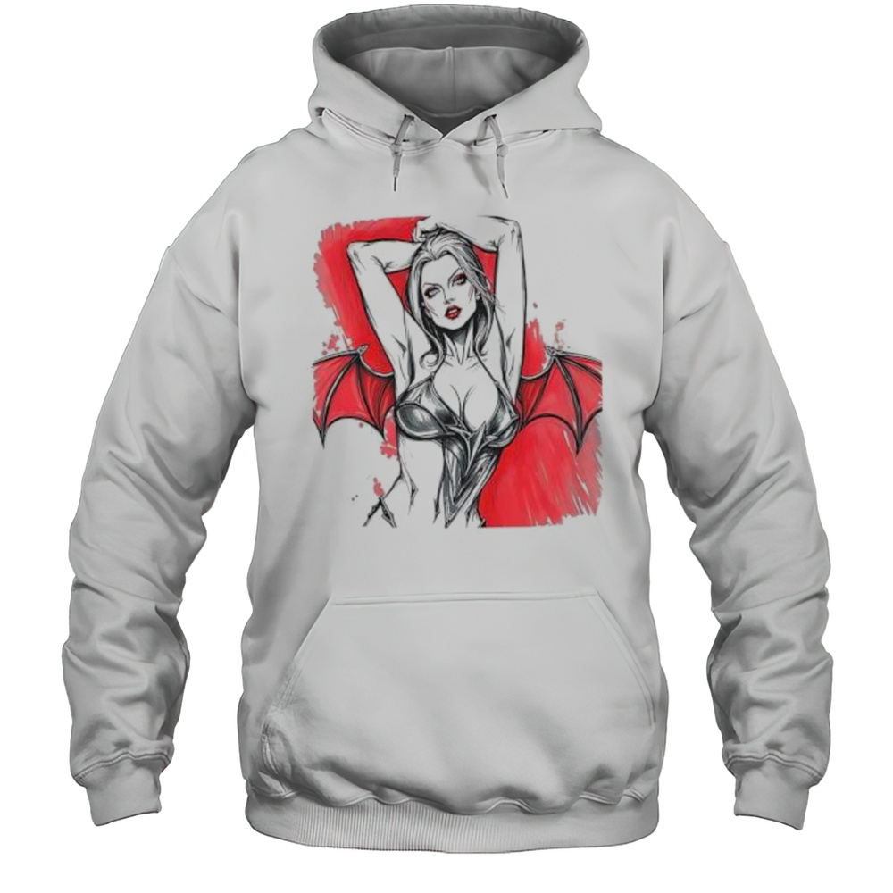 Sexy Devil Lady Print Shirt Unisex Hoodie