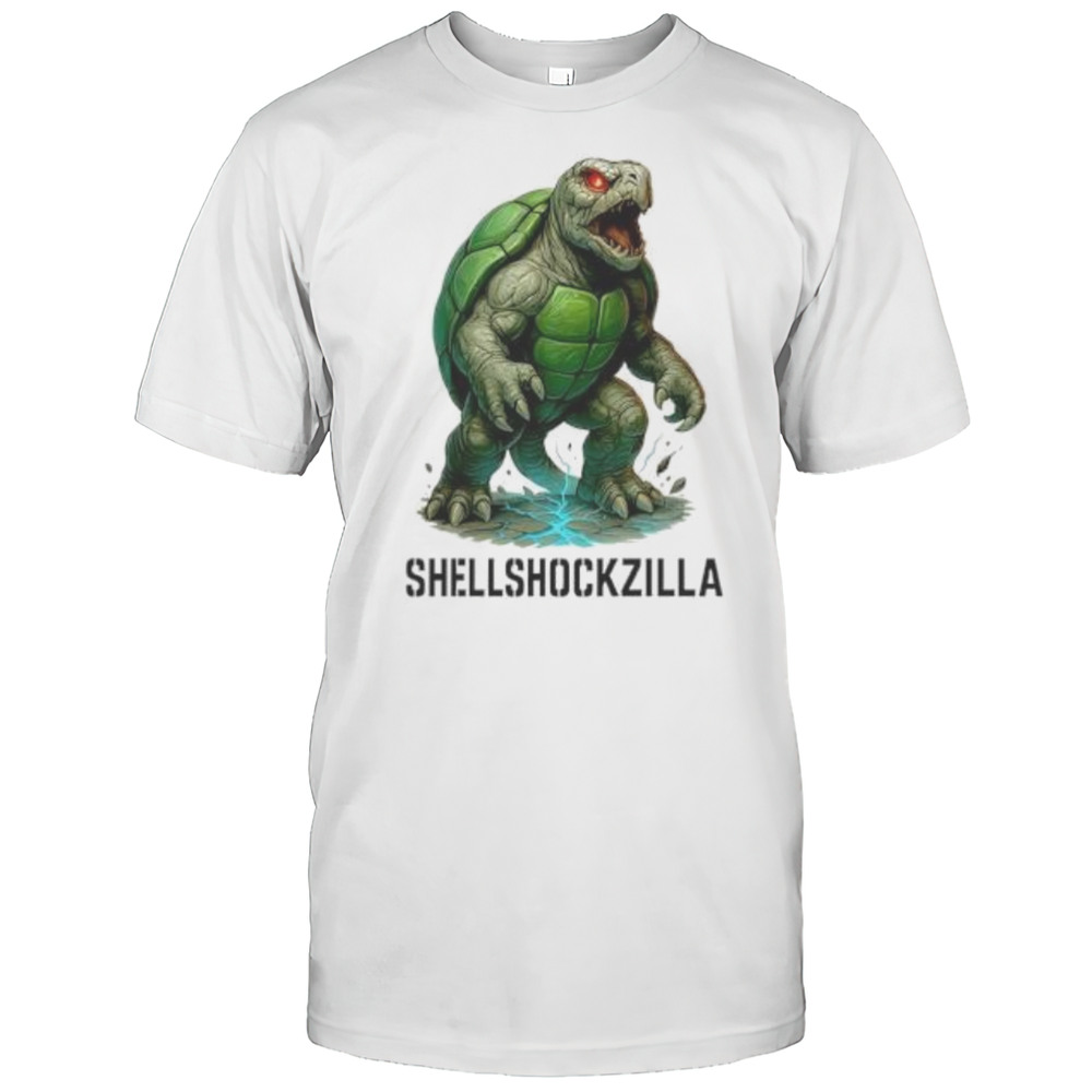 Shellshock Zilla Parody Turtle Shirt