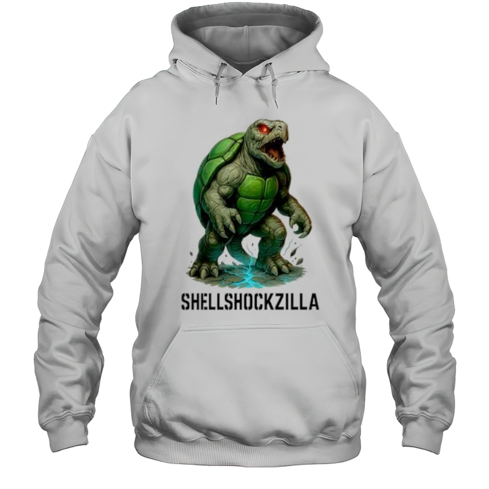 Shellshock Zilla Parody Turtle Shirt Unisex Hoodie