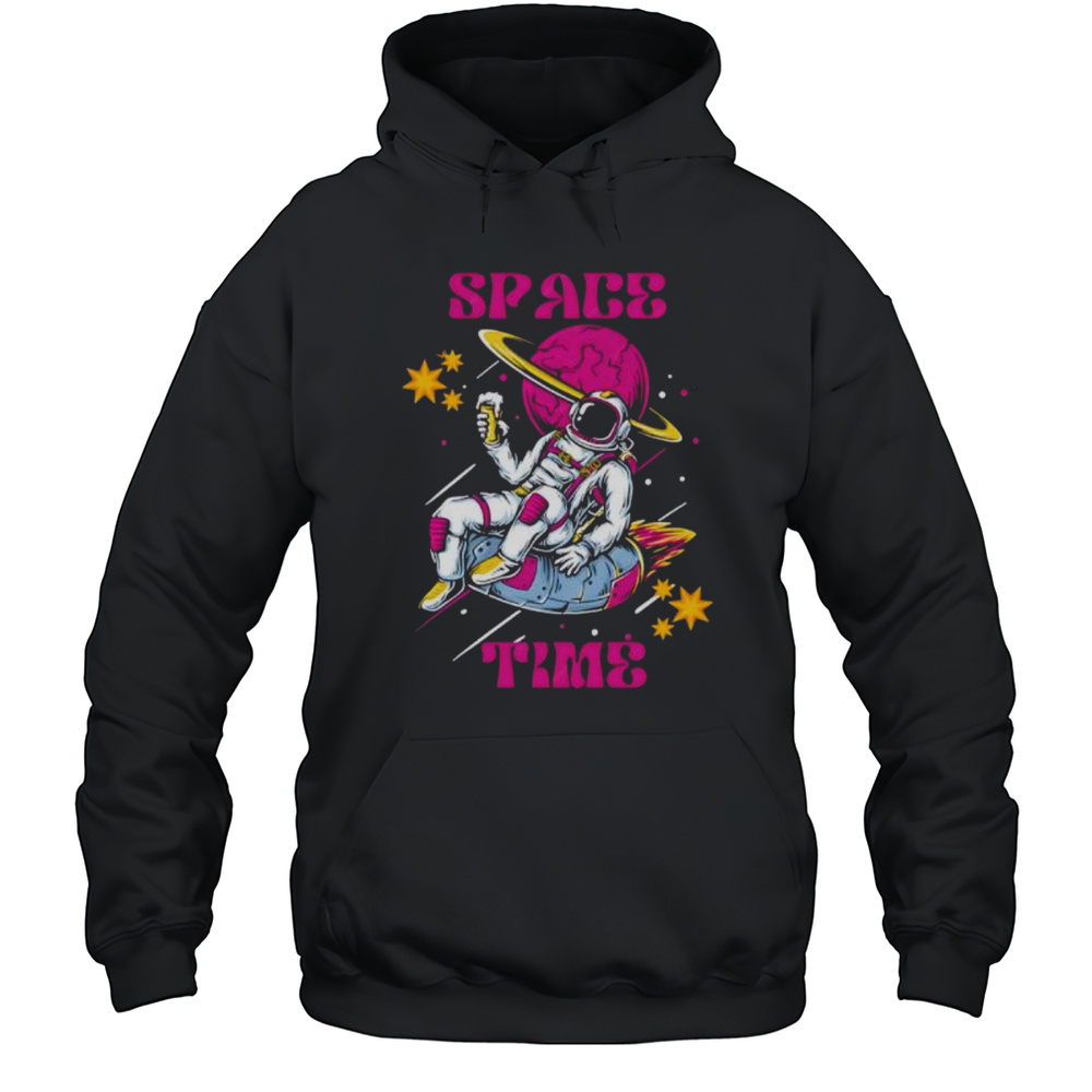 Space Time Astronaut Shirt Unisex Hoodie