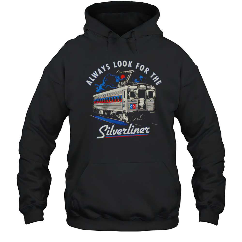 Train Always Look For The Silverliner Lightning Shirt Unisex Hoodie