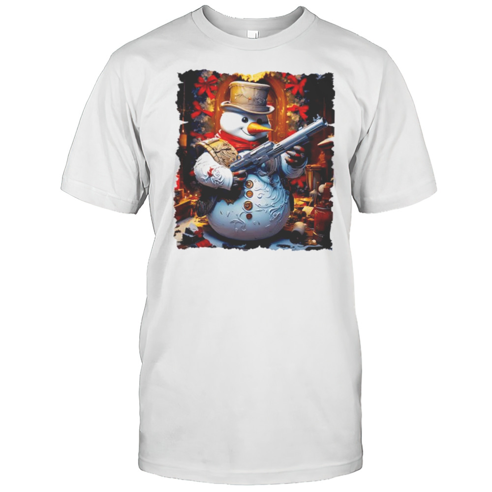 Frosty The Gangster Short Sleeve Performance Shirt