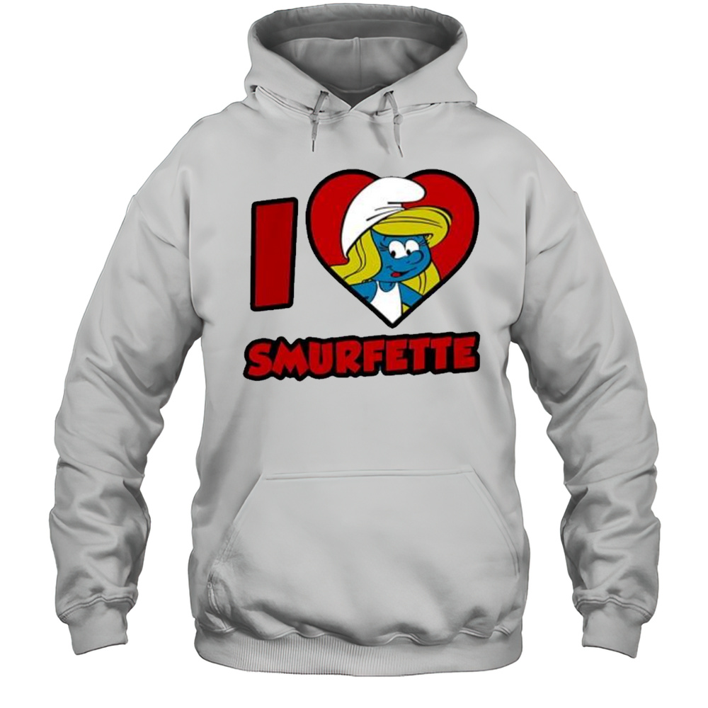 I Love Smurfette Shirt Unisex Hoodie