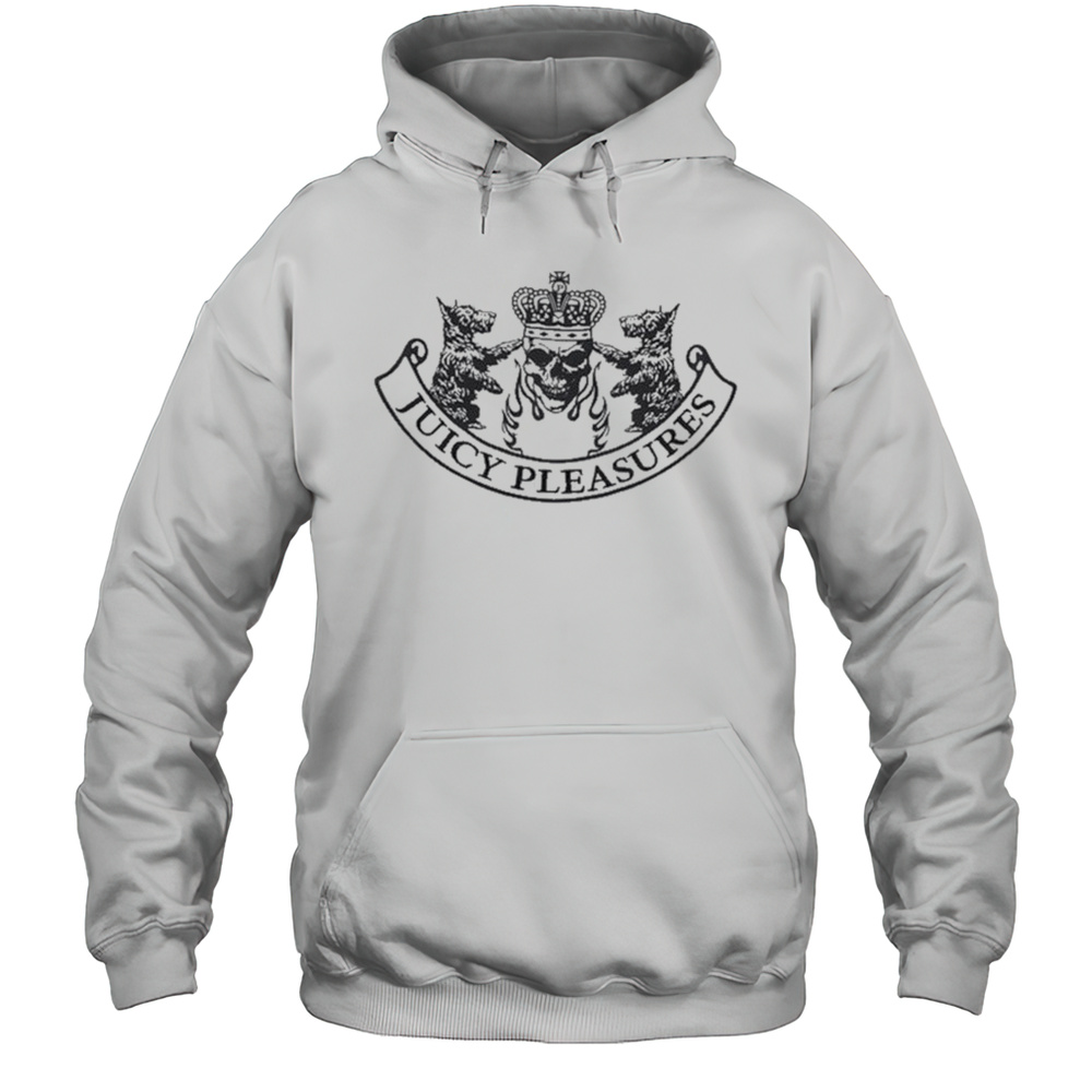 Juicy Pleasures Skull Crest T-shirt Unisex Hoodie