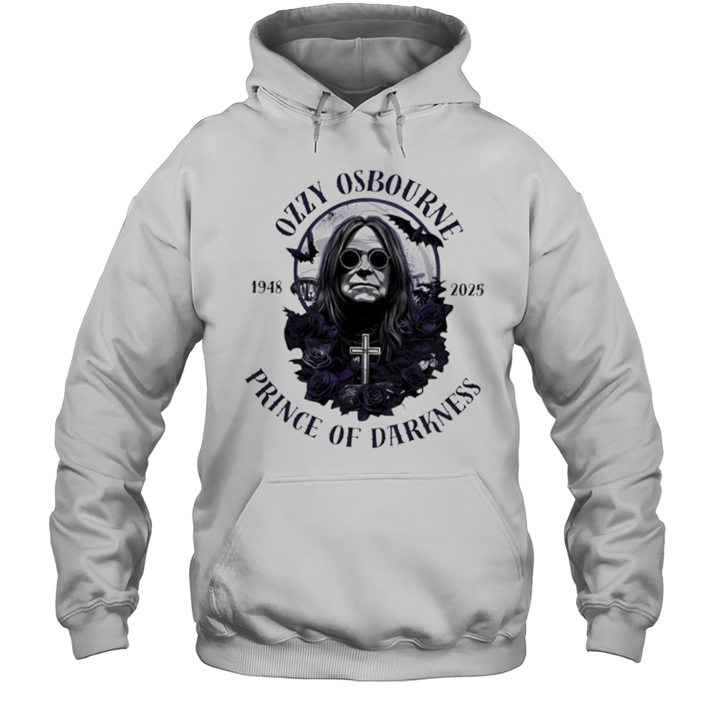 Ozzy Osbourne Memorial Ozzy Osbourne Death Shirt Unisex Hoodie