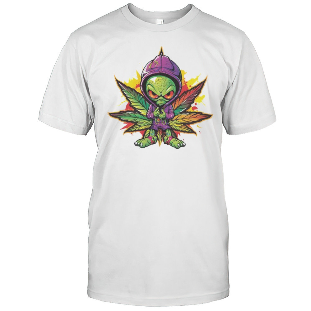 Purple Alien Haze Short Sleeve Performance Shirt